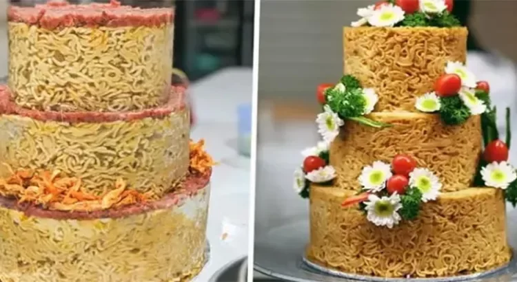 Lo más nuevo… pasteles de maruchan