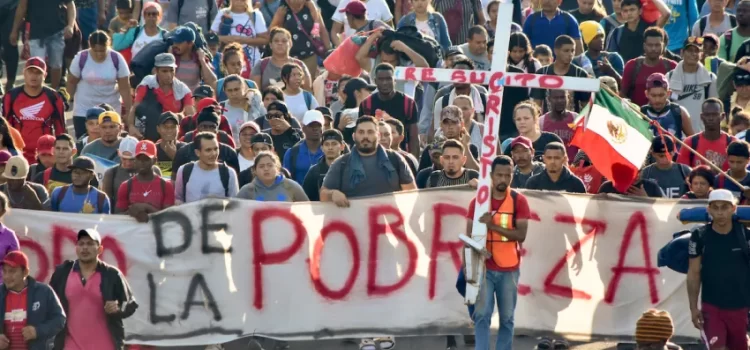 Caravana migrante desafía esfuerzos de Biden y López Obrador