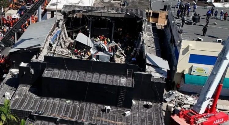 Colapsa el techo de una discoteca en República Dominicana