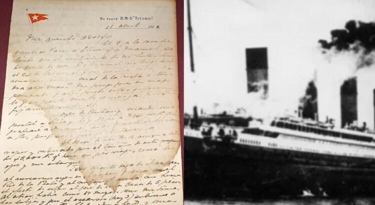 Les ofrecieron 10 mil euros por una carta rescatada del Titanic Les ofrecieron 10 mil euros por una carta rescatada del Titanic