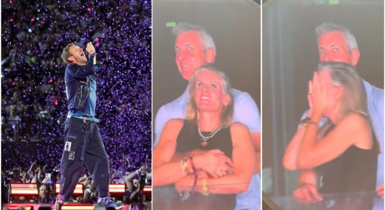 La ‘KISS CAM’ de Coldplay se centra en el director ejecutivo de tecnología Andy Byron y la supuesta amante de la jefa de recursos humanos, Kristin Cabot. La ‘KISS CAM’ de Coldplay se centra en el director ejecutivo de tecnología Andy Byron y la supuesta amante de la jefa de recursos humanos, Kristin Cabot.