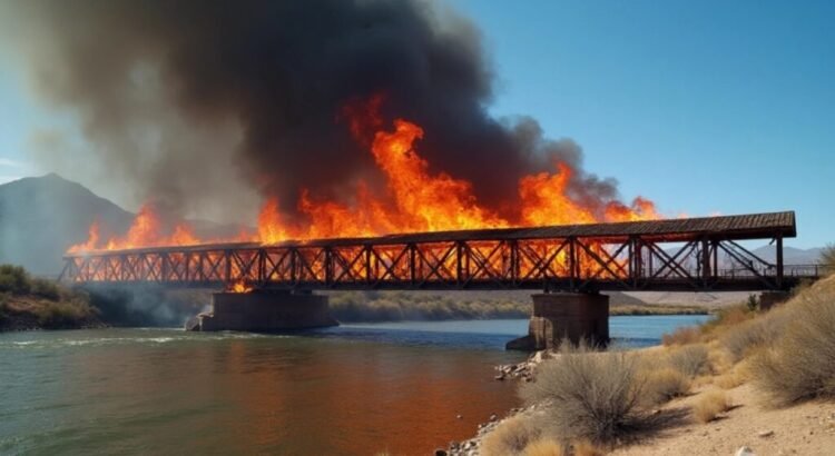 Gobernadora de Arizona declara estado de emergencia tras derrumbe del puente Oxbow
