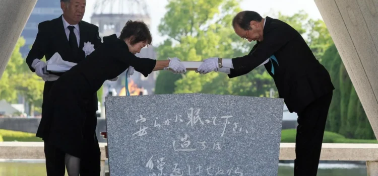 Japón conmemoró el 80° aniversario de la bomba atómica en Hiroshima