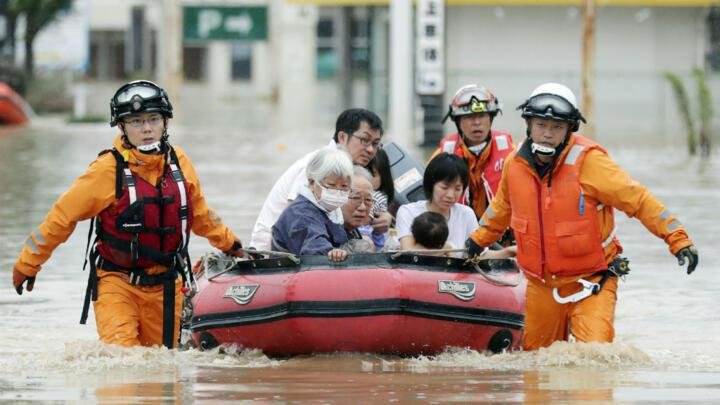 Japón se enfrenta a precipitaciones récord: más de 1.000 evacuados Japón se enfrenta a precipitaciones récord: más de 1.000 evacuados