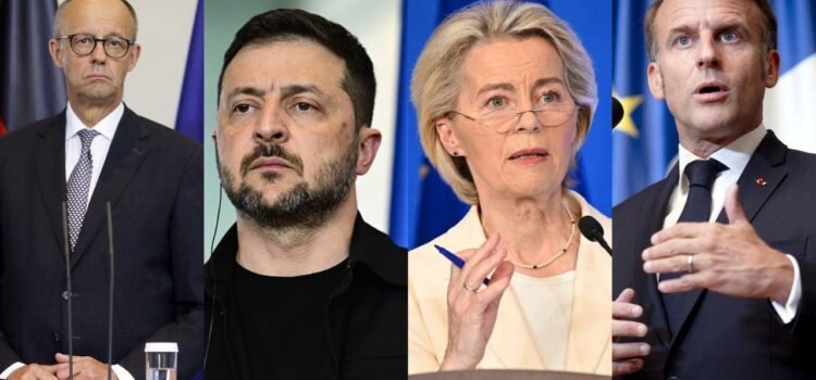 Von der Leyen, Macron, Merz y otros líderes europeos viajarán con Zelenski para su reunión con Trump