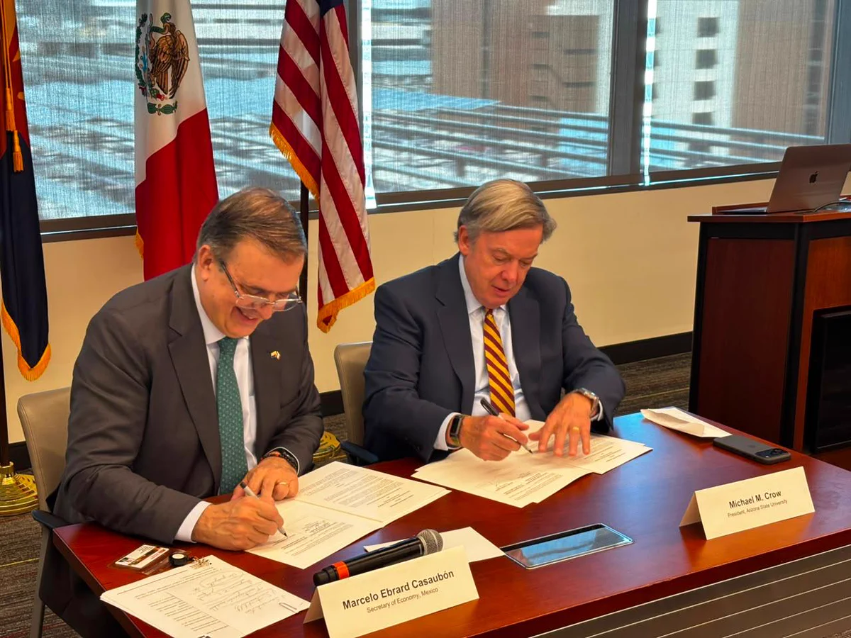 México fortalece su presencia económica en Arizona con acuerdo entre la Secretaría de Economía y Arizona State University